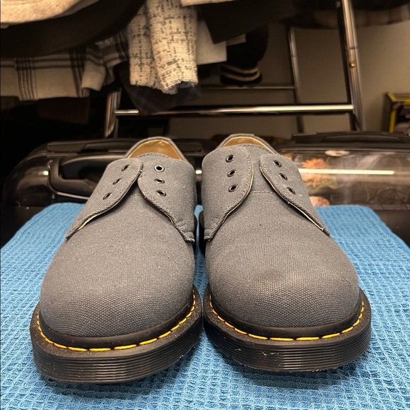 Dr. Martens Graphite Gray Canvas Derby’s - Picture 3 of 7